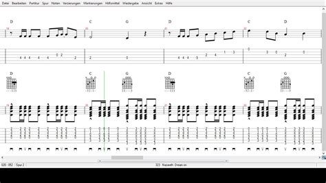 dream on chords nazareth.